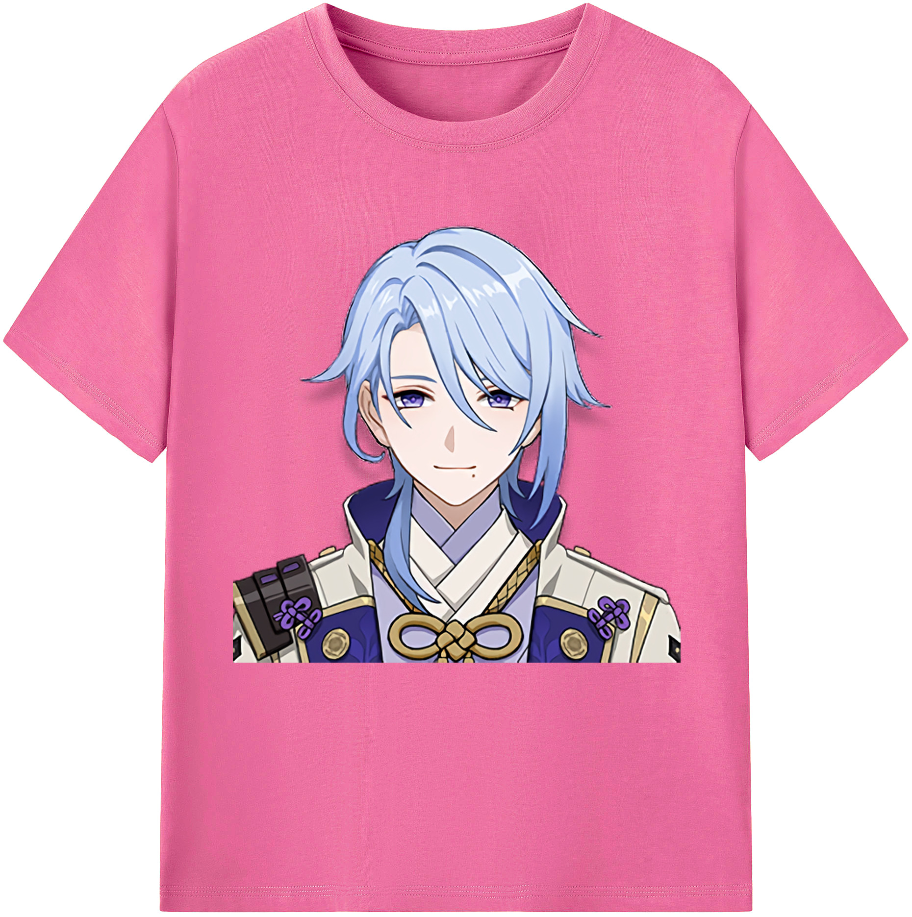げんし神 神里綾人 かみさとあやと genshin Kamisato Ayato レディースカジュアルプリントTシャツ（綿100％）